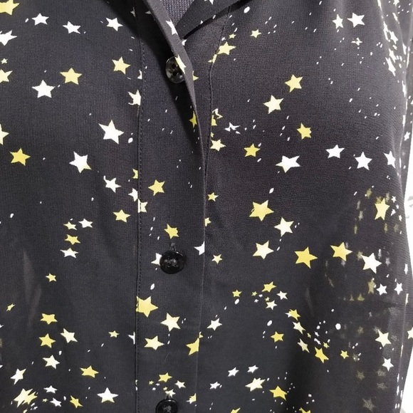 CAbi Star Transparent Button Up Blouse - Picture 3 of 3
